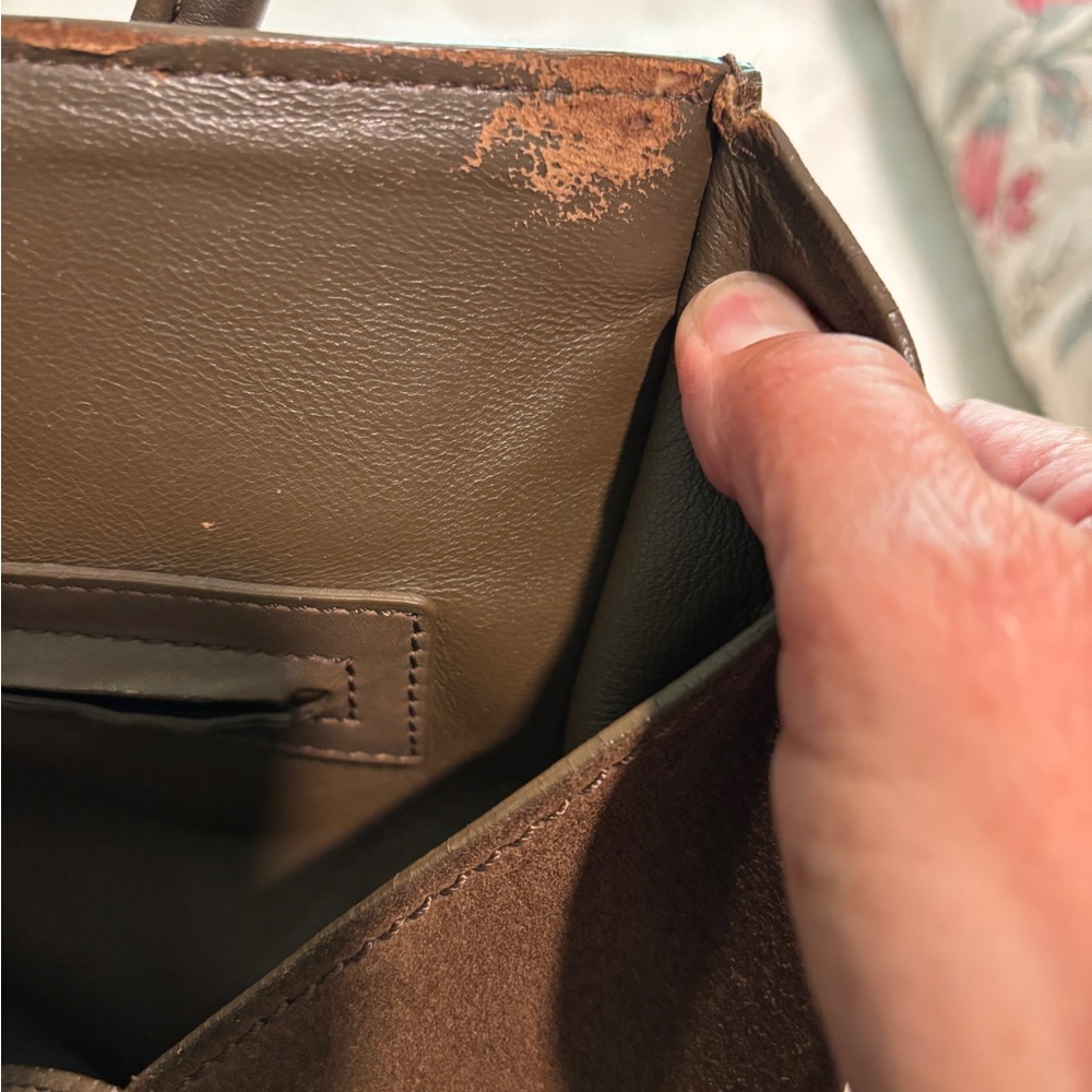 Celine Luggage Phantom Suede Tote Bag - Picture 13 of 16